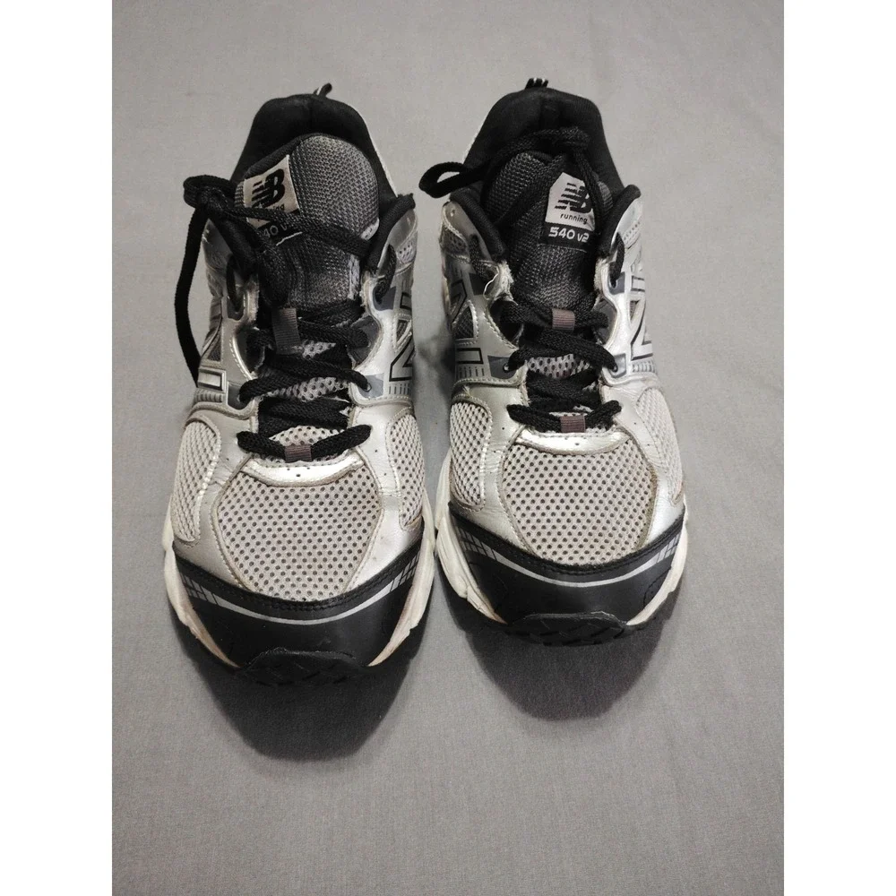 New Balance 540v2 Men 11.5 Silver Black XLT Running Track Training Athletic Shoe